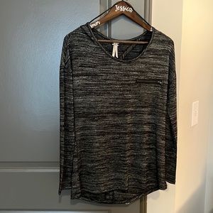 Long Sleeve Top with back cutout hole